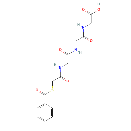 2-[[2-[[2-[(2-benzoylsulfanylacetyl)amino]acetyl]amino]acetyl]amino]acetic acid (CAS: 103725-47-9) - Related Chemical Product