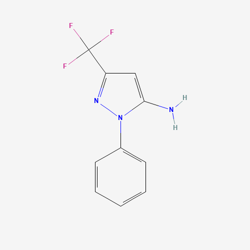 2-phenyl-5-(trifluoromethyl)pyrazol-3-amine (CAS: 182923-55-3) - Related Chemical Product