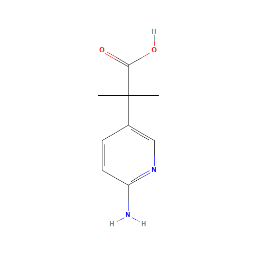2-(6-aminopyridin-3-yl)-2-methylpropanoic acid (CAS: 385449-77-4) - Related Chemical Product