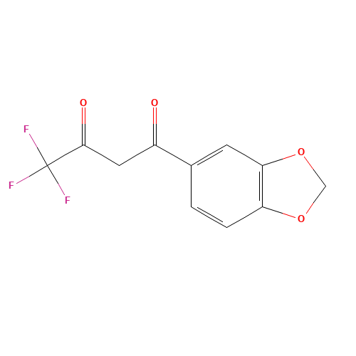 1-(1,3-benzodioxol-5-yl)-4,4,4-trifluorobutane-1,3-dione (CAS: 306935-39-7) - Related Chemical Product