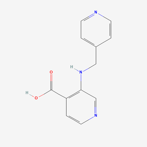 3-(pyridin-4-ylmethylamino)pyridine-4-carboxylic acid (CAS: 854381-90-1) - Chemical Structure and Molecular Formula 