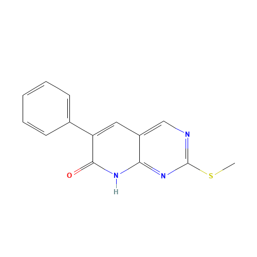 2-methylsulfanyl-6-phenyl-8H-pyrido[2,3-d]pyrimidin-7-one (CAS: 867353-58-0) - Related Chemical Product