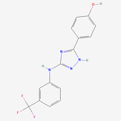 4-[5-[3-(trifluoromethyl)anilino]-1,2-dihydro-1,2,4-triazol-3-ylidene]cyclohexa-2,5-dien-1-one (CAS: 877874-79-8) - Related Chemical Product