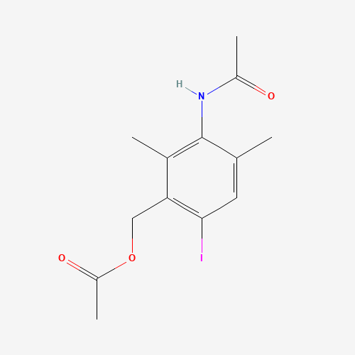 (3-acetamido-6-iodo-2,4-dimethylphenyl)methyl acetate (CAS: 885608-57-1) - Related Chemical Product