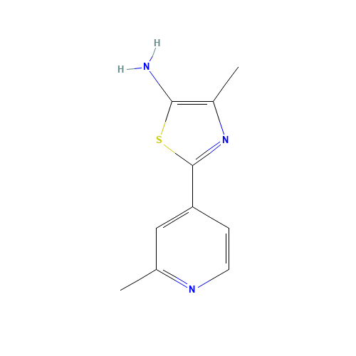 4-methyl-2-(2-methylpyridin-4-yl)-1,3-thiazol-5-amine (CAS: 1240522-43-3) - Related Chemical Product