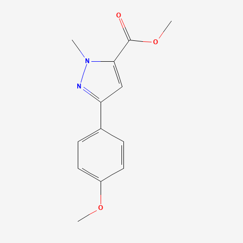 methyl 5-(4-methoxyphenyl)-2-methylpyrazole-3-carboxylate (CAS: 93618-52-1) - Related Chemical Product