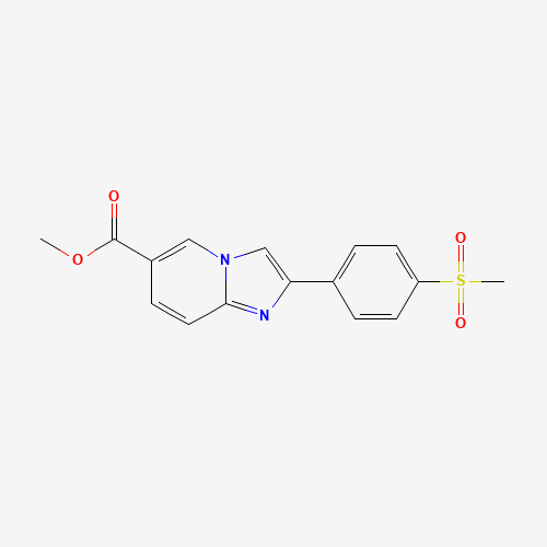 methyl 2-(4-methylsulfonylphenyl)imidazo[1,2-a]pyridine-6-carboxylate (CAS: 866051-21-0) - Related Chemical Product