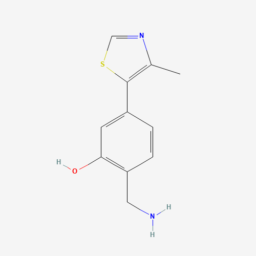 2-(aminomethyl)-5-(4-methyl-1,3-thiazol-5-yl)phenol (CAS: 1448190-11-1) - Related Chemical Product