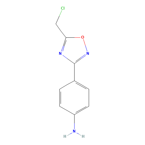 4-[5-(chloromethyl)-1,2,4-oxadiazol-3-yl]aniline (CAS: 6674-17-5) - Related Chemical Product