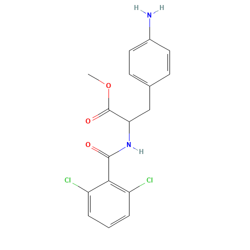 methyl 3-(4-aminophenyl)-2-[(2,6-dichlorobenzoyl)amino]propanoate (CAS: 623144-15-0) - Related Chemical Product
