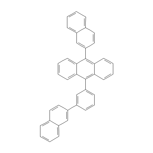 9-naphthalen-2-yl-10-(3-naphthalen-2-ylphenyl)anthracene (CAS: 667940-36-5) - Related Chemical Product