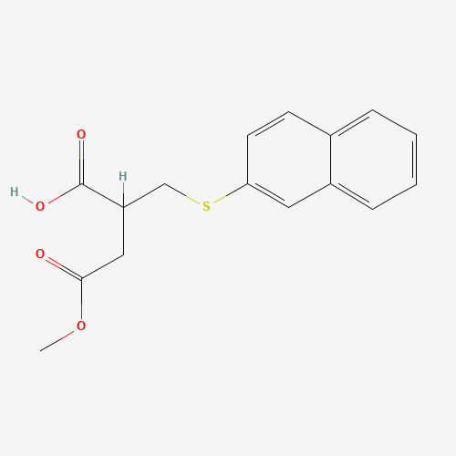 4-methoxy-2-(naphthalen-2-ylsulfanylmethyl)-4-oxobutanoic acid (CAS: 182157-47-7) - Related Chemical Product
