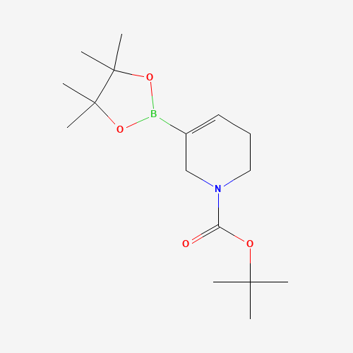 tert-butyl 5-(4,4,5,5-tetramethyl-1,3,2-dioxaborolan-2-yl)-3,6-dihydro-2H-pyridine-1-carboxylate (CAS: 885693-20-9) - Related Chemical Product