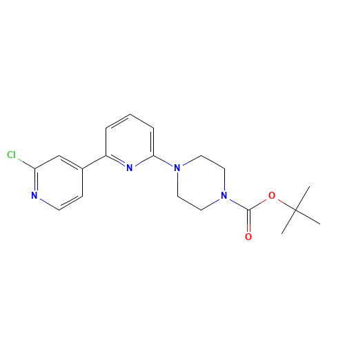 tert-butyl 4-[6-(2-chloropyridin-4-yl)pyridin-2-yl]piperazine-1-carboxylate (CAS: 1201674-79-4) - Related Chemical Product