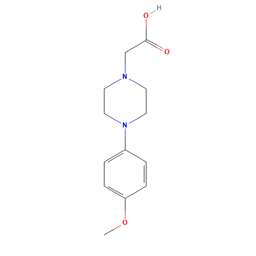 2-[4-(4-methoxyphenyl)piperazin-1-yl]acetic acid (CAS: 169155-70-8) - Related Chemical Product