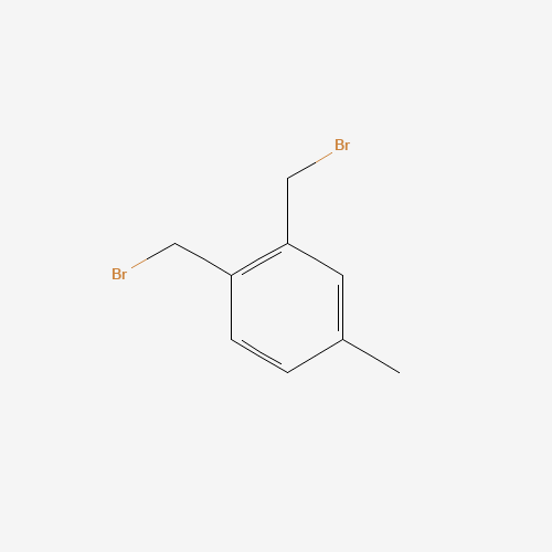 1,2-bis(bromomethyl)-4-methylbenzene (CAS: 164732-09-6) - Chemical Structure and Molecular Formula 