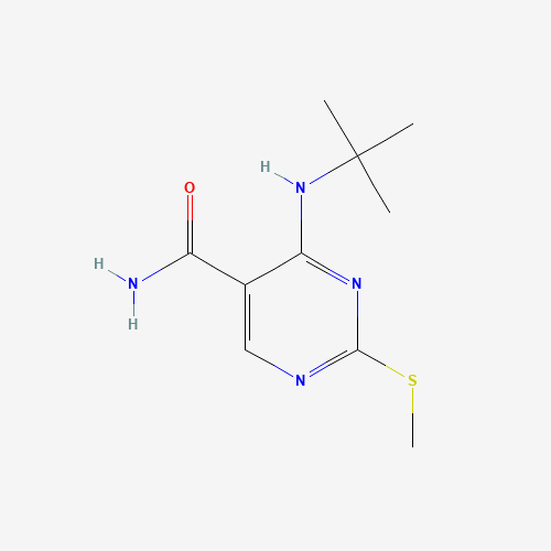 4-(tert-butylamino)-2-methylsulfanylpyrimidine-5-carboxamide (CAS: 1403864-79-8) - Related Chemical Product