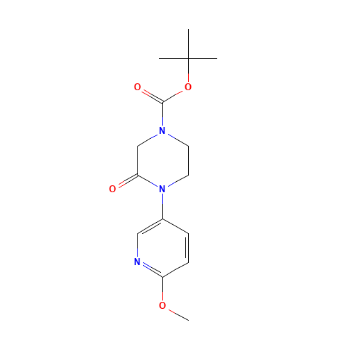 tert-butyl 4-(6-methoxypyridin-3-yl)-3-oxopiperazine-1-carboxylate (CAS: 1284249-96-2) - Related Chemical Product