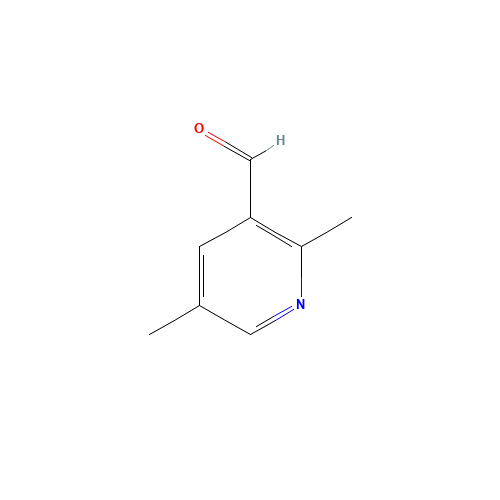 2,5-dimethylpyridine-3-carbaldehyde (CAS: 1211522-52-9) - Chemical Structure and Molecular Formula 