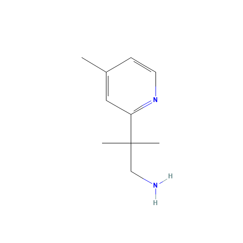 2-methyl-2-(4-methylpyridin-2-yl)propan-1-amine (CAS: 1232432-61-9) - Related Chemical Product