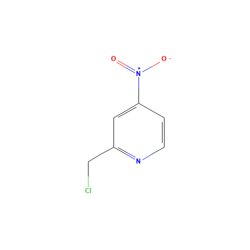 2-(chloromethyl)-4-nitropyridine (CAS: 312321-71-4) - Chemical Structure and Molecular Formula 