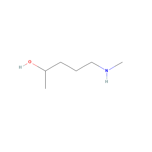 5-(methylamino)pentan-2-ol (CAS: 89585-19-3) - Chemical Structure and Molecular Formula 