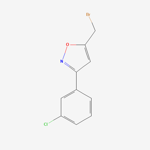 5-(bromomethyl)-3-(3-chlorophenyl)-1,2-oxazole (CAS: 205928-88-7) - Related Chemical Product