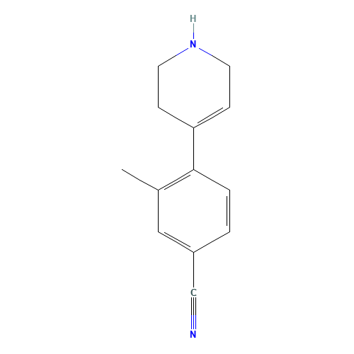 3-methyl-4-(1,2,3,6-tetrahydropyridin-4-yl)benzonitrile (CAS: 851068-14-9) - Related Chemical Product