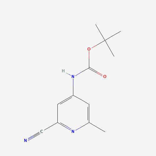 tert-butyl N-(2-cyano-6-methylpyridin-4-yl)carbamate (CAS: 1266335-91-4) - Related Chemical Product