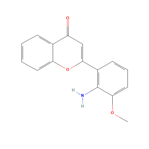 2-(2-amino-3-methoxyphenyl)chromen-4-one (CAS: 167869-21-8) - Related Chemical Product