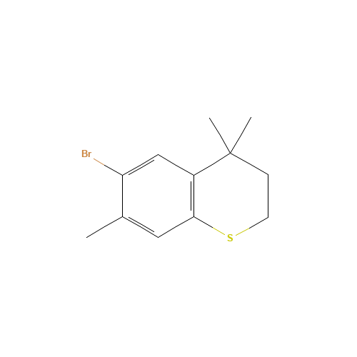6-bromo-4,4,7-trimethyl-2,3-dihydrothiochromene (CAS: 135631-86-6) - Related Chemical Product
