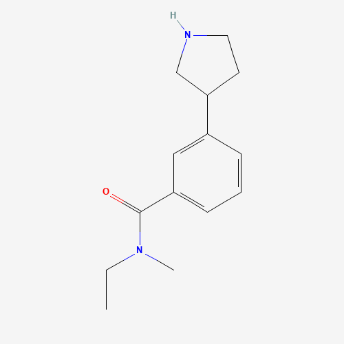 N-ethyl-N-methyl-3-pyrrolidin-3-ylbenzamide (CAS: 1224049-73-3) - Related Chemical Product