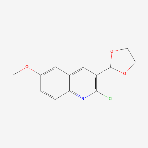 2-chloro-3-(1,3-dioxolan-2-yl)-6-methoxyquinoline (CAS: 773094-74-9) - Related Chemical Product