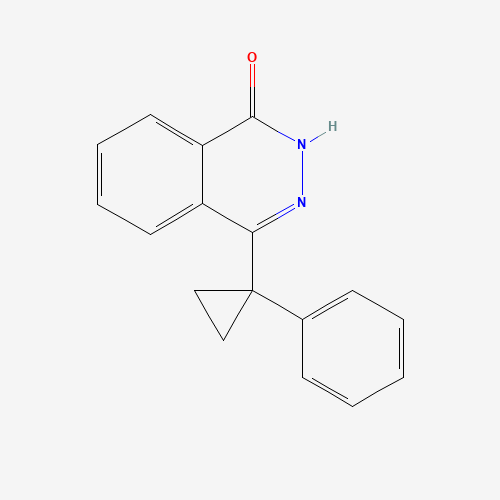 4-(1-phenylcyclopropyl)-2H-phthalazin-1-one (CAS: 1309195-87-6) - Chemical Structure and Molecular Formula 