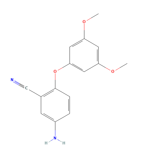 5-amino-2-(3,5-dimethoxyphenoxy)benzonitrile (CAS: 315226-81-4) - Related Chemical Product