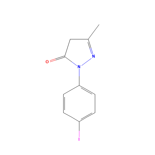 2-(4-iodophenyl)-5-methyl-4H-pyrazol-3-one (CAS: 14580-14-4) - Related Chemical Product