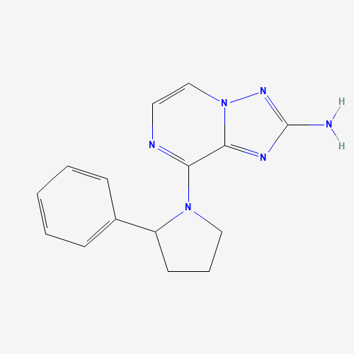 8-(2-phenylpyrrolidin-1-yl)-[1,2,4]triazolo[1,5-a]pyrazin-2-amine (CAS: 1360612-76-5) - Related Chemical Product