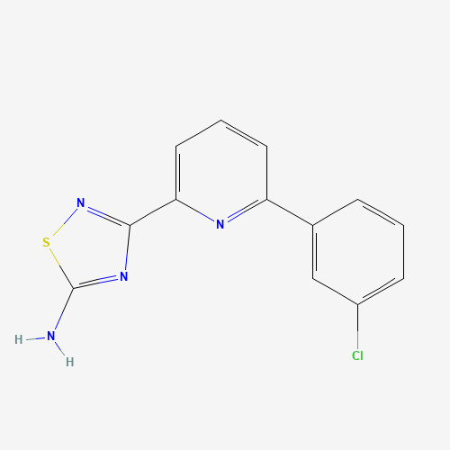 3-[6-(3-chlorophenyl)pyridin-2-yl]-1,2,4-thiadiazol-5-amine (CAS: 1179362-84-5) - Related Chemical Product