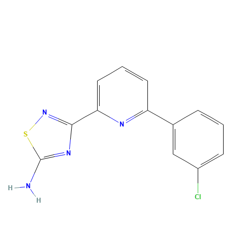 3-[6-(3-chlorophenyl)pyridin-2-yl]-1,2,4-thiadiazol-5-amine (CAS: 1179362-84-5) - Related Chemical Product