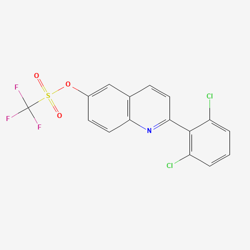 [2-(2,6-dichlorophenyl)quinolin-6-yl] trifluoromethanesulfonate (CAS: 623144-25-2) - Related Chemical Product