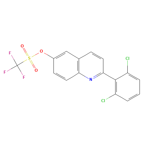 [2-(2,6-dichlorophenyl)quinolin-6-yl] trifluoromethanesulfonate (CAS: 623144-25-2) - Related Chemical Product