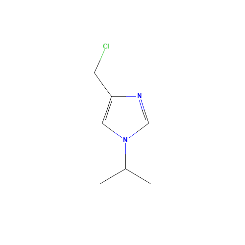 4-(chloromethyl)-1-propan-2-ylimidazole (CAS: 1314916-48-7) - Chemical Structure and Molecular Formula 
