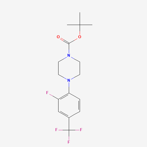 tert-butyl 4-[2-fluoro-4-(trifluoromethyl)phenyl]piperazine-1-carboxylate (CAS: 847547-01-7) - Related Chemical Product