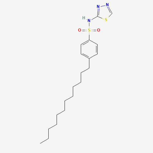 4-dodecyl-N-(1,3,4-thiadiazol-2-yl)benzenesulfonamide (CAS: 1191951-57-1) - Related Chemical Product
