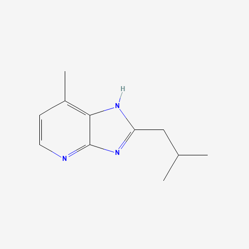 7-methyl-2-(2-methylpropyl)-1H-imidazo[4,5-b]pyridine (CAS: 133240-17-2) - Related Chemical Product