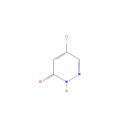 4-chloro-1H-pyridazin-6-one (CAS: 660425-07-0) - Chemical Structure and Molecular Formula 