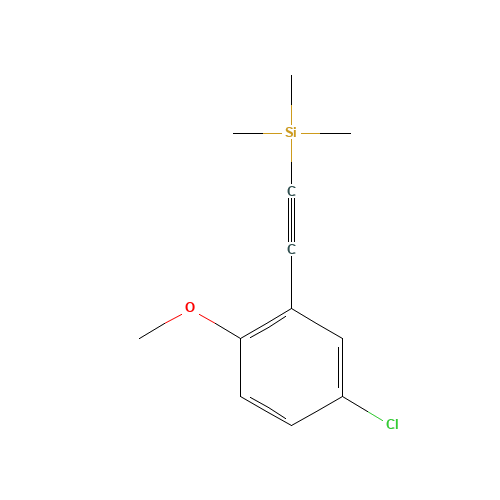 2-(5-chloro-2-methoxyphenyl)ethynyl-trimethylsilane (CAS: 847267-25-8) - Related Chemical Product