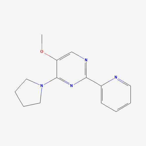 5-methoxy-2-pyridin-2-yl-4-pyrrolidin-1-ylpyrimidine (CAS: 338772-40-0) - Related Chemical Product