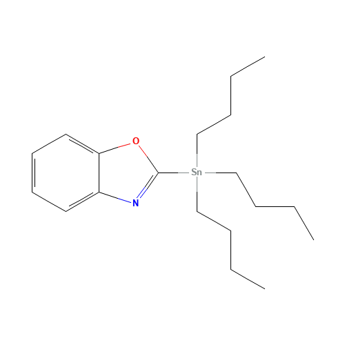 1,3-benzoxazol-2-yl(tributyl)stannane (CAS: 105494-68-6) - Chemical Structure and Molecular Formula 