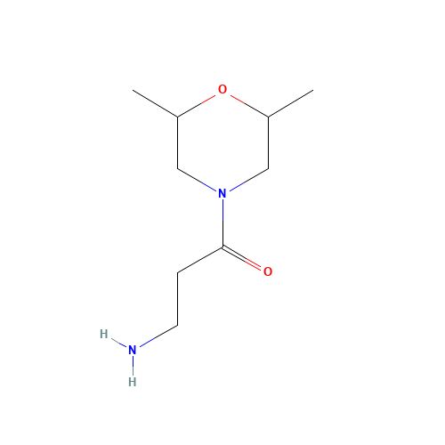 3-amino-1-(2,6-dimethylmorpholin-4-yl)propan-1-one (CAS: 953908-64-0) - Related Chemical Product